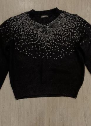 Теплий чорний светр tally weijl ,розмір xxs,новий,підійде на xxs/xs/s/m,дуже приємний до тіла