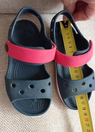 Сандалі босоніжки аквашузи крокси crocs c10 / розм. 26-27 оригінал9 фото