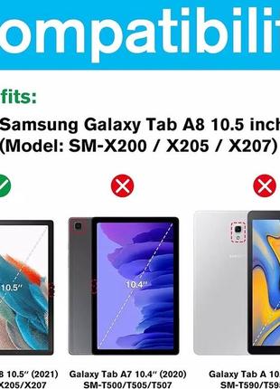 Захистне скло на планшет samsung galaxy tab a8 10.56 фото