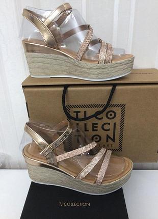 Восхитительные легчайшие босоножки tj collection r 37 новые в коробке, пролёт!