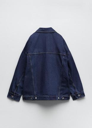 Джинсова куртка рубашка вітровка s m l zara нова колекція 20228 фото