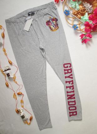 Суперовые хлопковые лосины с эмблемой и надписью gryffindor гарри поттер primark 🍒🍓🍒2 фото