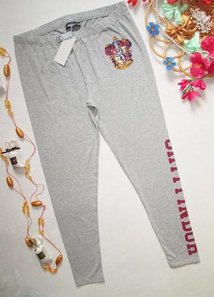 Суперовые хлопковые лосины с эмблемой и надписью gryffindor гарри поттер primark 🍒🍓🍒