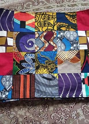 Яскраві незвичайні бавовняні плейсмати(серветки для сервіровки) ручної роботи