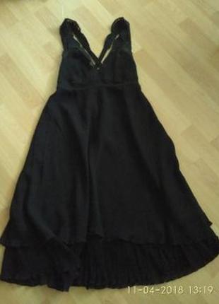 Платье чёрное летнее