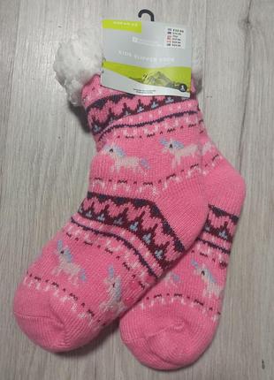 Шкарпетки тапочки на хутрі