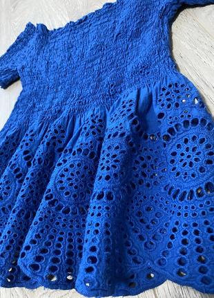 Блузка насиченого синього кольору