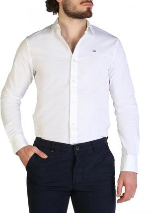 Сорочка\рубашка tommy hilfiger denim slim fit stretch shirt