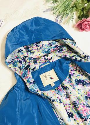 Стильна вітровка блакитного кольору від бренду yumi quterwear, розмір m-l6 фото
