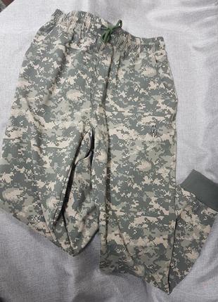 Штани піксель камуфляж трикотажні спортивні штани чоловічі унісекс, штани barbarian,...