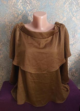 Красивая блуза с пояском блузка блузочка кофта кофточка р.44/461 фото
