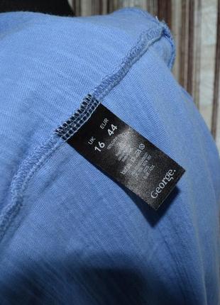 Натуральное летнее платье, прошва, хлопок, трикотаж, george 3