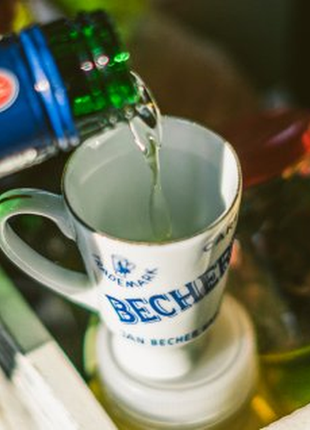 Becher's liqueur бехеровка becherovka лікерна чарка фарфор золочення гуртка мініатюра вінтаж чехословаччина2 фото