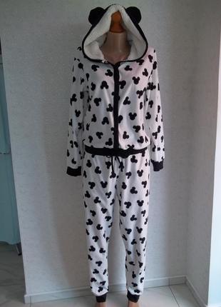 ( 44 р) микки маус женская пижама кигуруми флисовая б /у7 фото