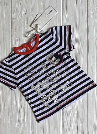 Футболка для девочки gas 9-12мес 74-80см майка