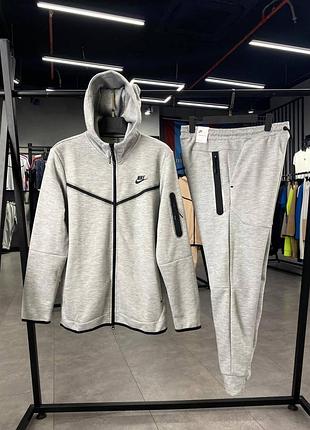 Чоловічий спортивний трикотажний костюм nike tech fleece