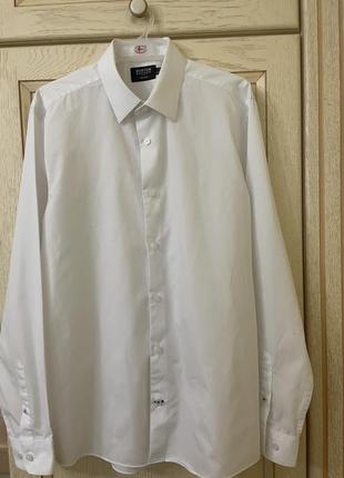 Сорочка чоловіча біла слім