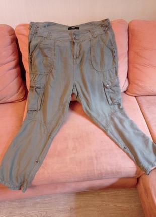 Супер летние брюки из лиоцелла! бренд zizzi дания 18 размер