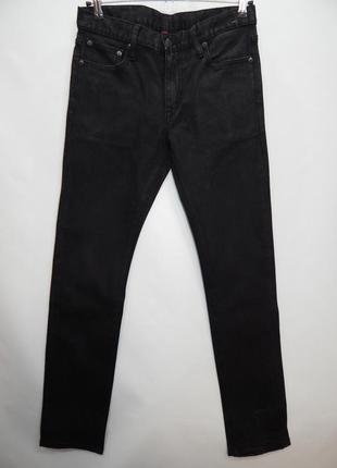 Джинсы мужские зауженные uniqlo jeans оригинал (32х32) 030dgm (только в указанном размере, только 1 шт)