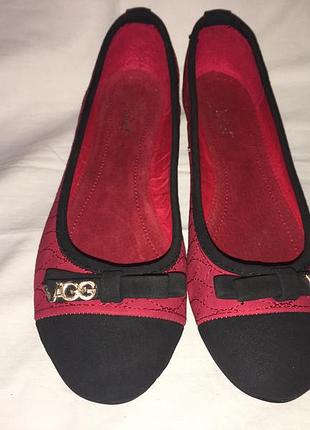 Балетки *duet* шкіра+еко-замша німеччина 40р. (26.00)