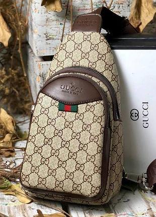 Чоловіча брендова сумка слінг