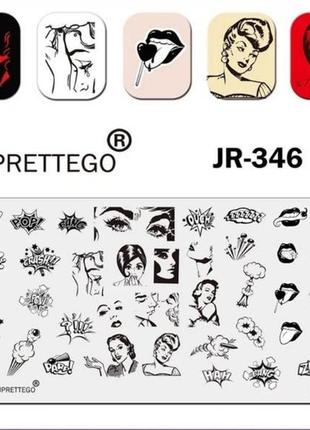 Пластина для стемпінгу нігтів манікюру дизайну пластина для стемпинга нігтів манікюру дизайну