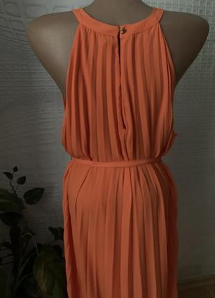 Яркое плиссированное платье в пол от f&f6 фото