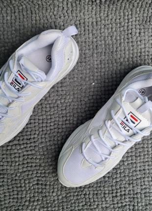 Чоловічі білі кросівки fila 45 розмір sports993 фото