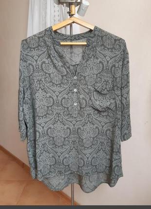 Женская свободная блуза восточный узор6 фото