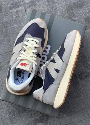 🔥кроссовки мужские женские new balance 237 blue/grey6 фото