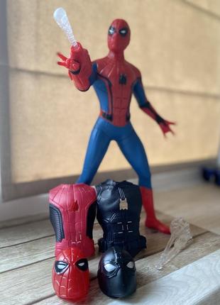 Велика іграшка hasbro людина-павук з бронею і зброєю 35 см - spider-man web gear, deluxe2 фото