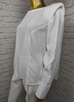 Блуза з візкози з об'ємними плечиками р.ххл-хххл