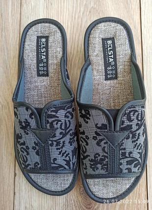 Тапочки жіночі шльопанці жіночі белста відкріті
