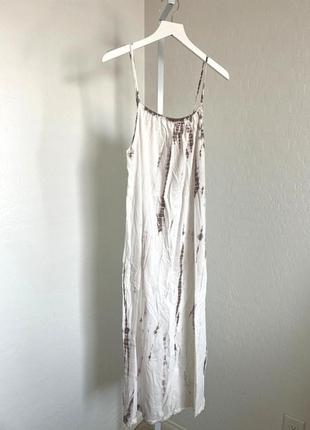 Сукня сарафан zara з ефектом tie-dye (тай-дай)4 фото
