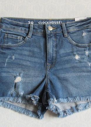 Шорти джинсові жіночі раз. 38 від c&a clockhouse нові