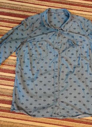 Розпродаж. сорочка жіноча джинсова