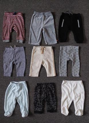 Стильные брендовые штаны, ползунки на малыша1 фото