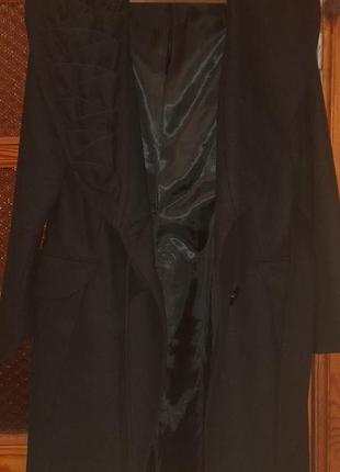 Пальто женское кашемировое классика 46-484 фото