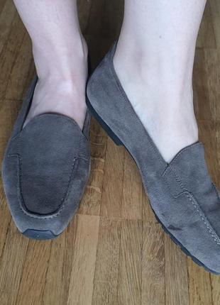 Замшевые туфли, мокасины2 фото