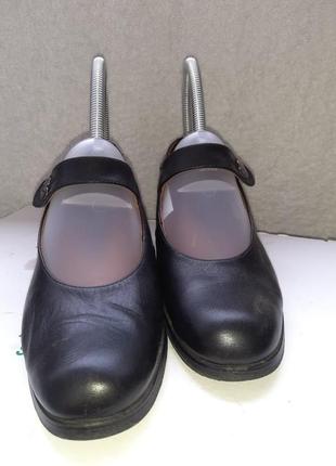 Чорні шкіряні туфлі на дівчинку, розмір 36. шкіряні туфлі для танців7 фото