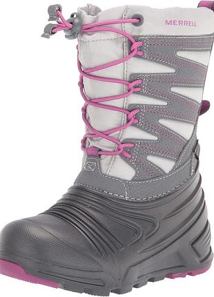 Зимові дитячі чобітки розмір 33 merrell snow quest lite 3.0. розмір 332 фото