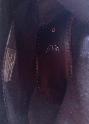 .женские замшевые ботинки на каблуке размер 38,5 g по стельке 25 см6 фото