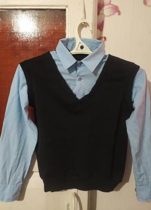 Сорочка з безрукавкою