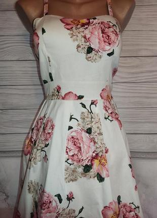 Нарядное платье, сарафан, цветочный принт, 446 фото