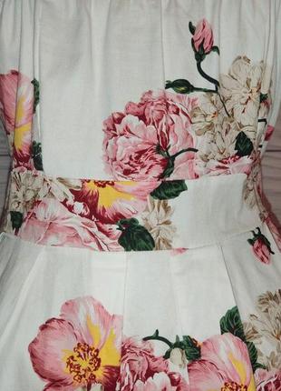 Нарядное платье, сарафан, цветочный принт, 443 фото