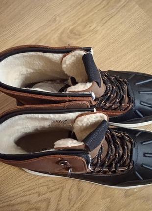 Зимові черевики aldo. з хутром.  куплені в сша. нові. оригінал6 фото