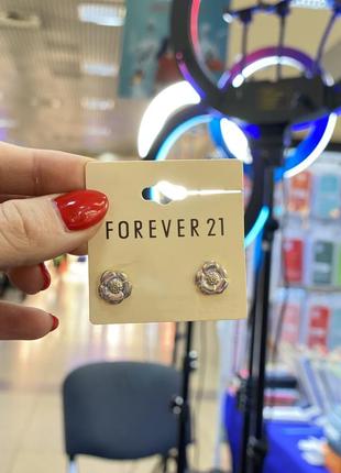 Сережки цветы