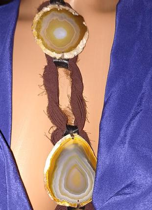 Сукня з прикрасою з натурального агата amuleti3 фото