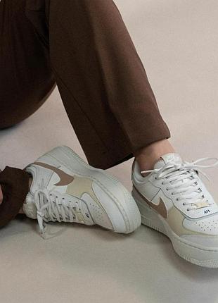 Кроссовки кеды nike air force 1 shadow sail fossil light bone ci0919-116 оригинал ейр форсы найки