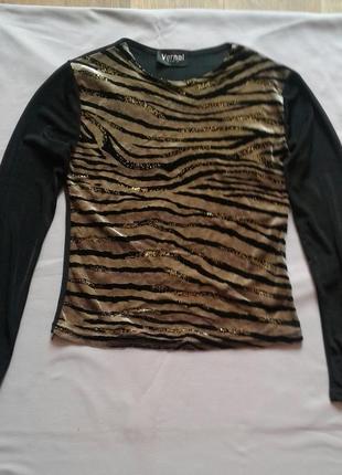 Кофта светр футболка світшот оксамитовий велюровий новий